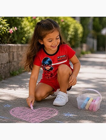 Miraculous - Ensemble t-shirt et short enfant imprimé