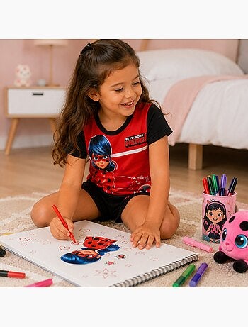 Miraculous - Set T-shirt en short kind bedrukt