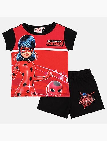 Miraculous - Set T-shirt en short kind bedrukt