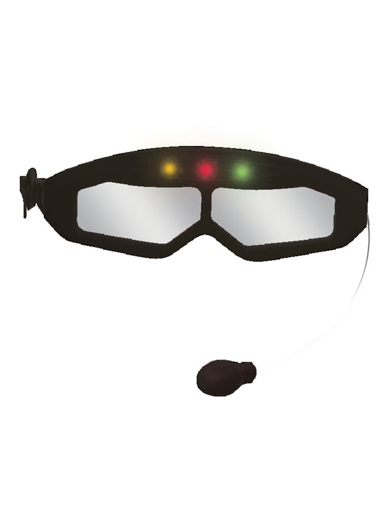 Miraculous electronic lighting gitaar met microfoon in glasses shape Rood - Kiabi