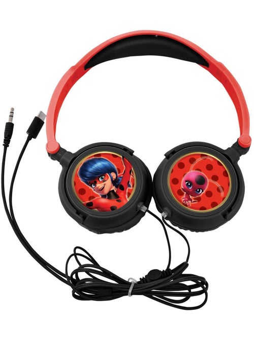 Miraculous stereo bedrade opvouwbare koptelefoon met veilige volumebeperking - Kiabi Miraculous stereo bedrade opvouwbare koptelefoon met veilige volumebeperking - Kiabi