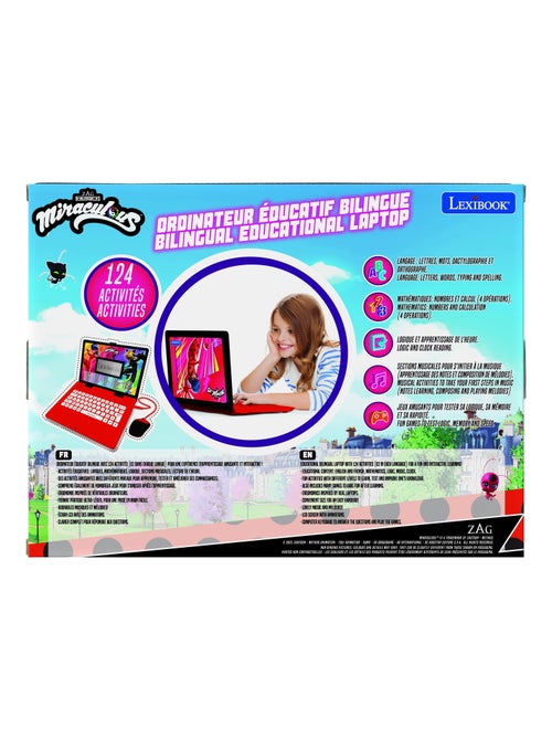 Miraculous tweetalige educatieve laptop met 124 activiteiten in het engels en frans - Kiabi Miraculous tweetalige educatieve laptop met 124 activiteiten in het engels en frans - Kiabi