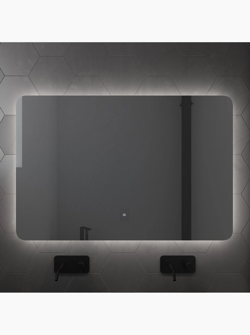Miroir Led Silver Moon Gris clair - Kiabi