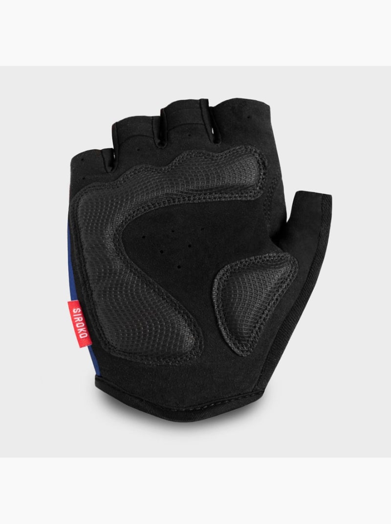 Mitaines de vélo cyclisme homme et femme aero dark Bleu - Kiabi