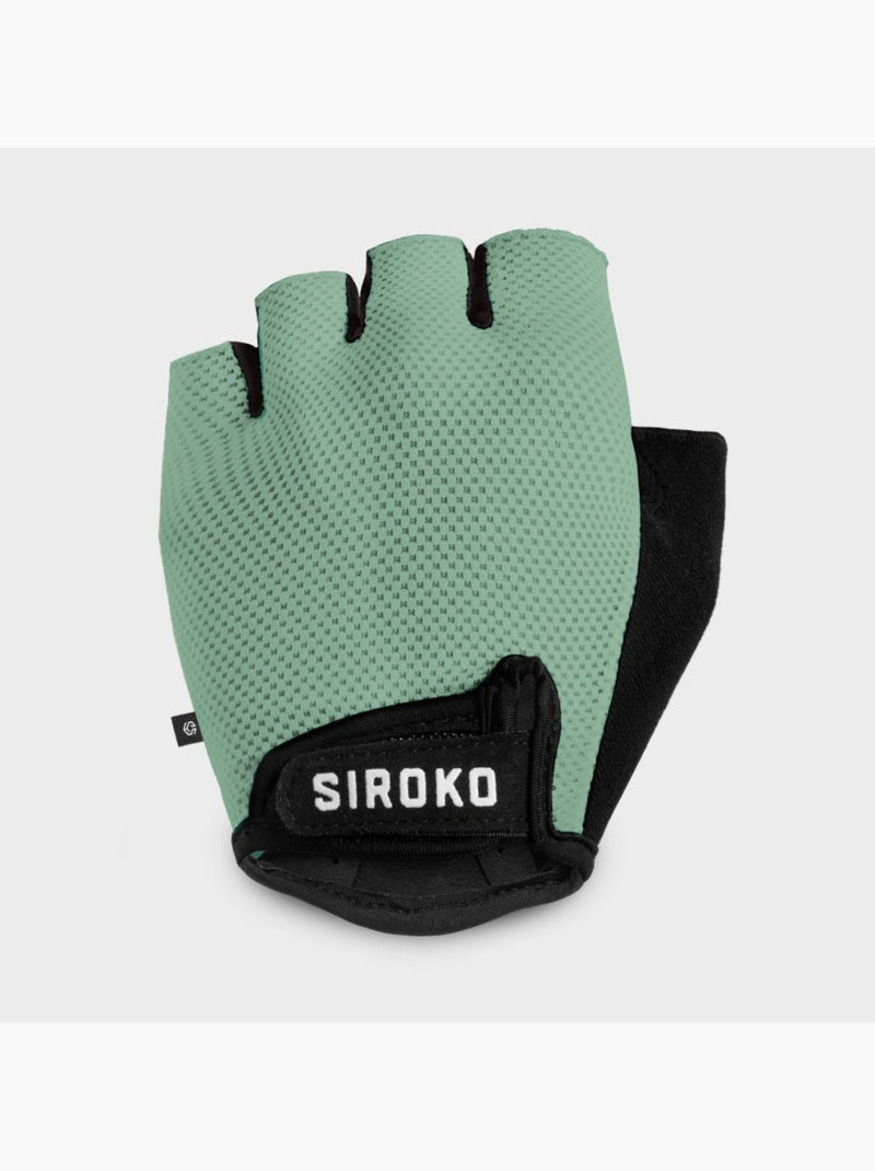Mitaines de vélo cyclisme homme et femme aero Vert - Kiabi