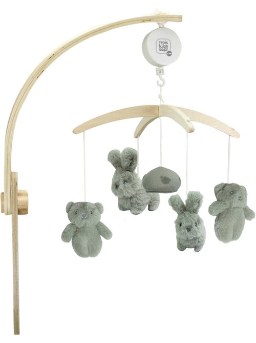 Mobile musical en bois pour bébé - Kiabi