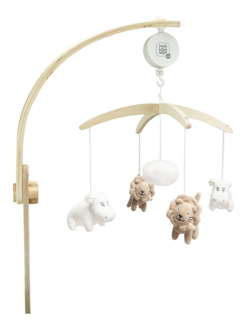 Mobile musical lions & hippopotames - Kiabi