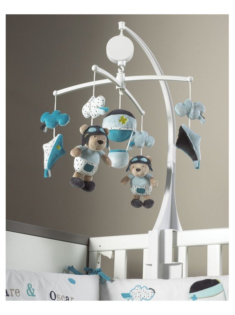 Mobile tissu musical en velours - sauthon Bleu - Kiabi