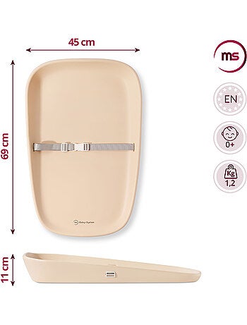 Moby-system baby nest - zacht en veilig aankleedkussen voor baby's