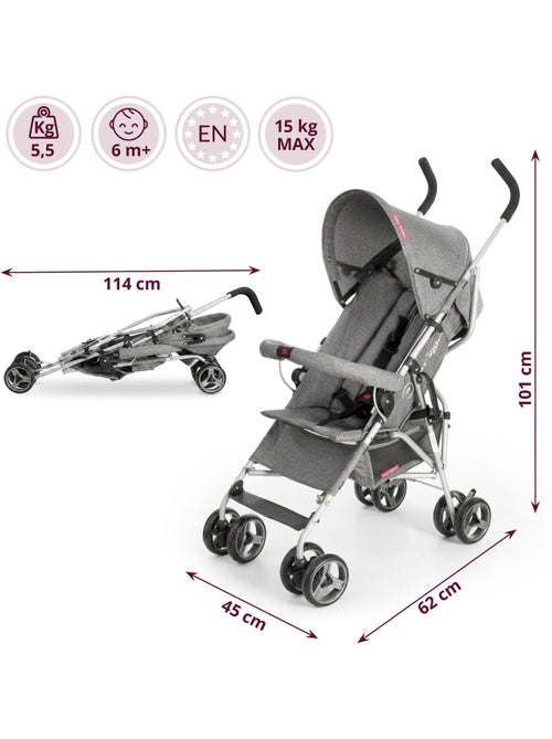 Moby-system barton kinderwagen voor kinderen tot 15 kg - Kiabi