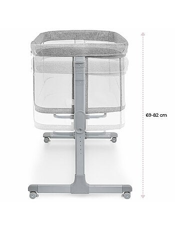 Moby-system luna 3-in-1 babybedje – co-sleeper, vrijstaand en reisbed