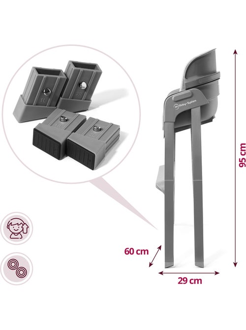 Moby-system noxi 3-in-1 meegroeistoel voor kinderen vanaf 6 maanden - Kiabi Moby-system noxi 3-in-1 meegroeistoel voor kinderen vanaf 6 maanden - Kiabi