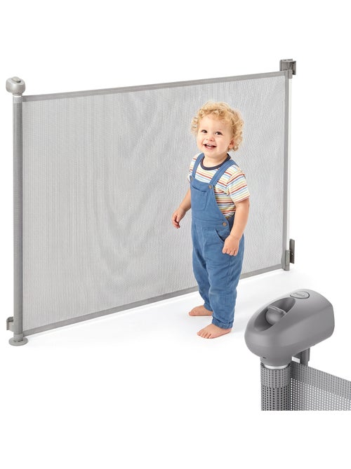 Moby-system stairsafe - uitschuifbaar veiligheidshekje met automatische vergrendeling - Kiabi