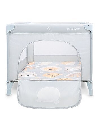 Moby-system teddy bear babybox – opvouwbaar, met matras en draagtas