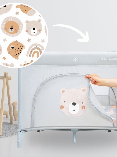Moby-system teddy bear babybox – opvouwbaar, met matras en draagtas - Kiabi Moby-system teddy bear babybox – opvouwbaar, met matras en draagtas - Kiabi