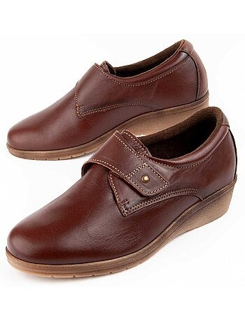 Mocassin à Pointe Cuir Naturel Purapiel
