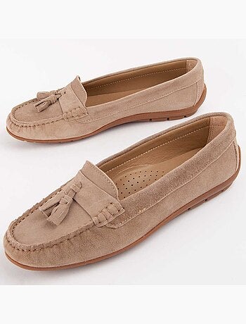 Mocassin Cuir Naturel Purapiel