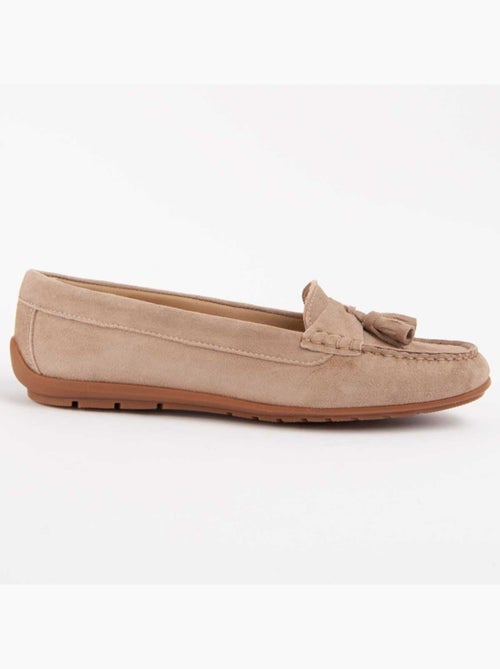 Mocassin Cuir Naturel Purapiel - Kiabi Mocassin Cuir Naturel Purapiel - Kiabi