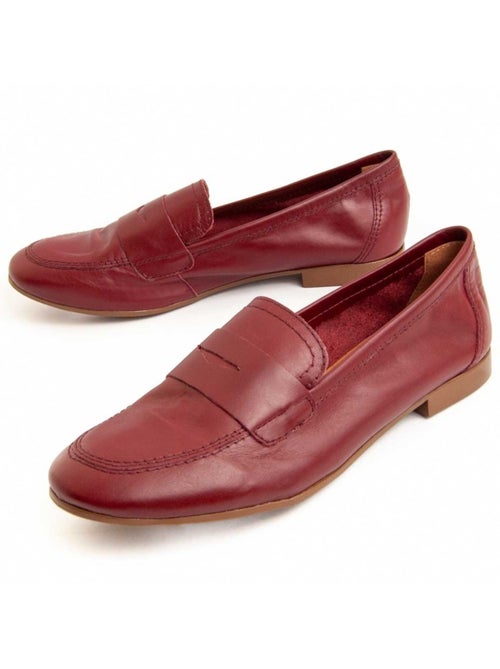 Mocassin Cuir Naturel Purapiel - Kiabi Mocassin Cuir Naturel Purapiel - Kiabi