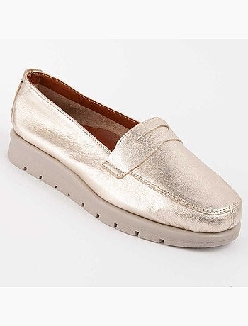 Mocassin Cuir Naturel Purapiel