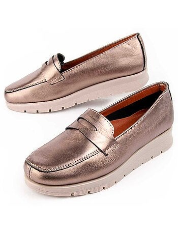 Mocassin Cuir Naturel Purapiel