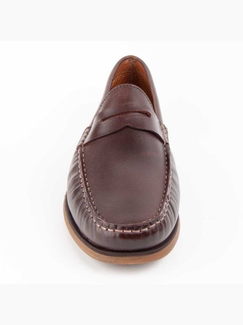 Mocassin Cuir Naturel Purapiel - Kiabi Mocassin Cuir Naturel Purapiel - Kiabi