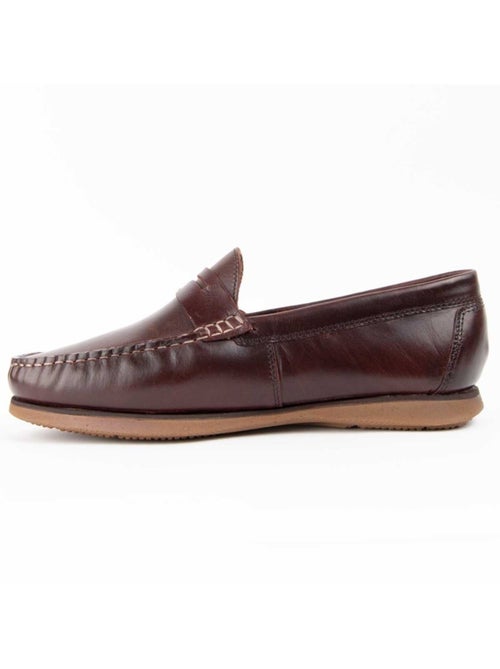 Mocassin Cuir Naturel Purapiel - Kiabi Mocassin Cuir Naturel Purapiel - Kiabi