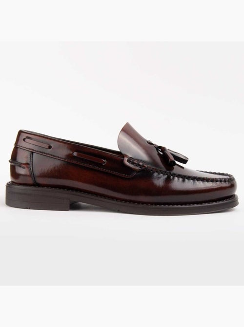 Mocassin Cuir Naturel Purapiel - Kiabi Mocassin Cuir Naturel Purapiel - Kiabi