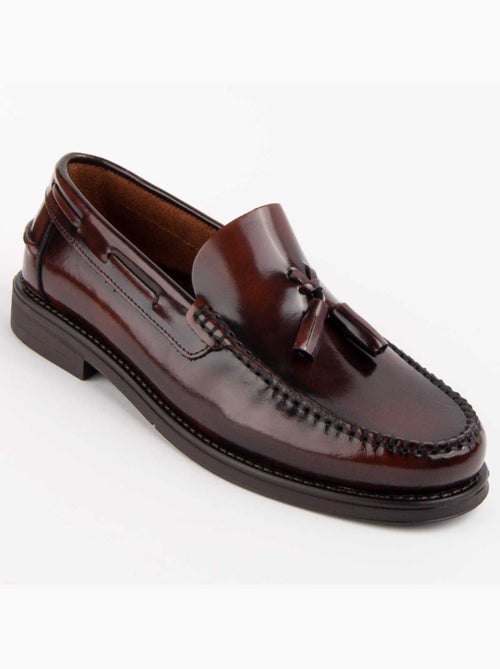Mocassin Cuir Naturel Purapiel - Kiabi Mocassin Cuir Naturel Purapiel - Kiabi