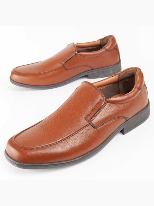 Mocassin Cuir Naturel Purapiel - Kiabi Mocassin Cuir Naturel Purapiel - Kiabi