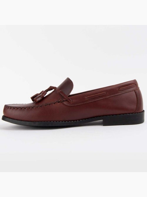 Mocassin Cuir Naturel Purapiel - Kiabi Mocassin Cuir Naturel Purapiel - Kiabi