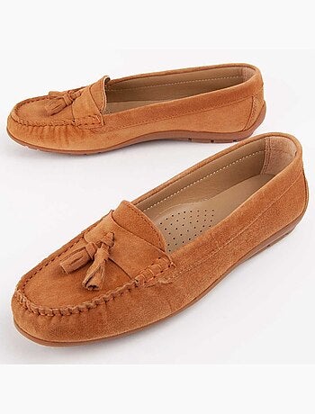 Mocassin Cuir Naturel Purapiel