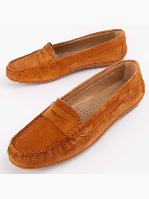 Mocassin Cuir Naturel Purapiel - Kiabi Mocassin Cuir Naturel Purapiel - Kiabi