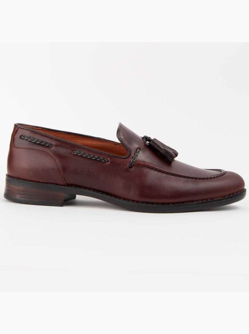 Mocassin Cuir Naturel Purapiel Marron - Kiabi