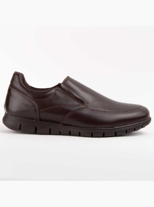 Mocassin Cuir Naturel Purapiel - Kiabi Mocassin Cuir Naturel Purapiel - Kiabi