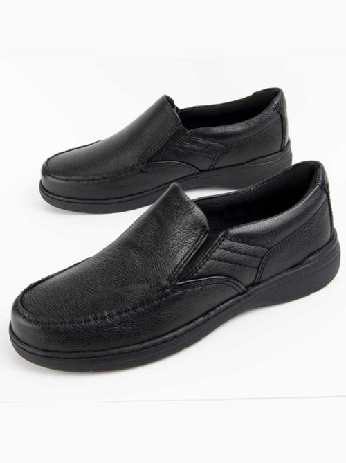 Mocassin Cuir Naturel Purapiel - Kiabi Mocassin Cuir Naturel Purapiel - Kiabi