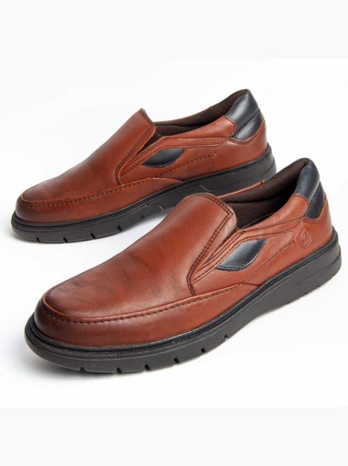 Mocassin Cuir Naturel Purapiel - Kiabi Mocassin Cuir Naturel Purapiel - Kiabi