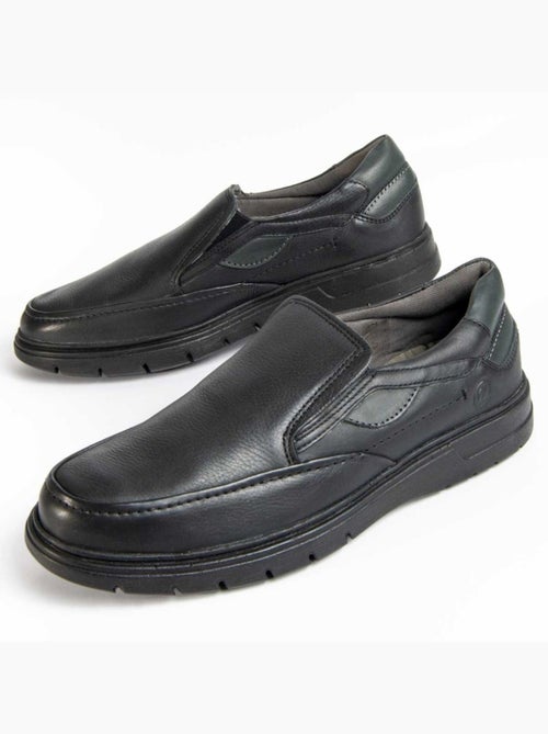 Mocassin Cuir Naturel Purapiel - Kiabi Mocassin Cuir Naturel Purapiel - Kiabi