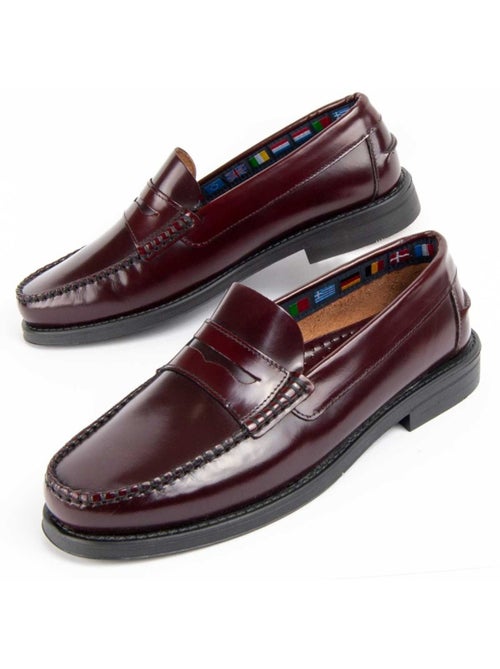 Mocassin Cuir Naturel Purapiel - Kiabi Mocassin Cuir Naturel Purapiel - Kiabi