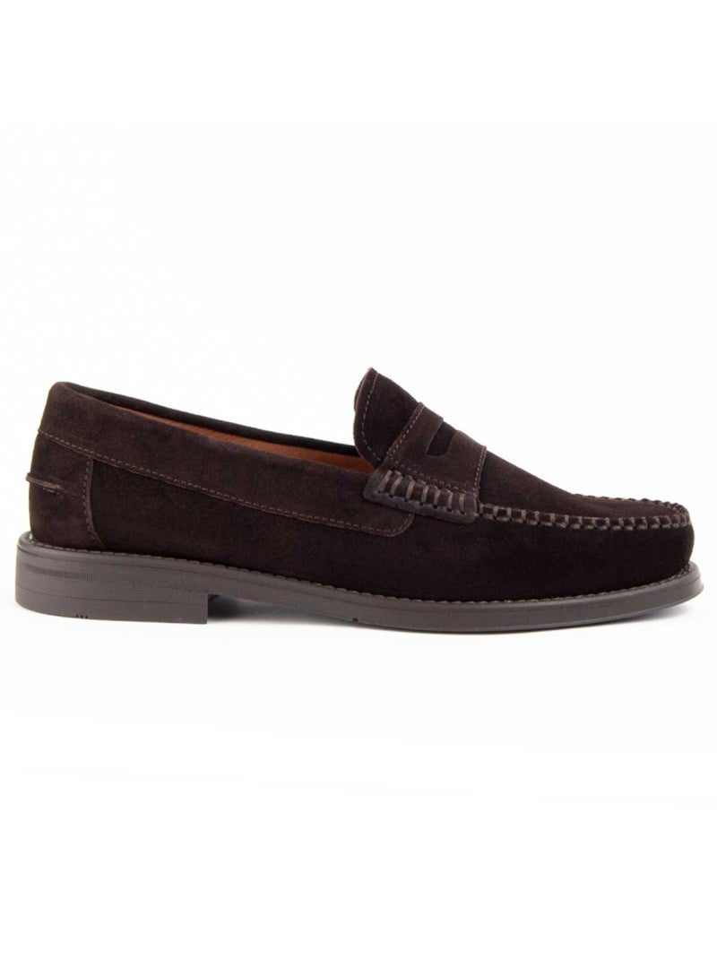 Mocassin Natuurlijk Leer Purapiel Bruin - Kiabi