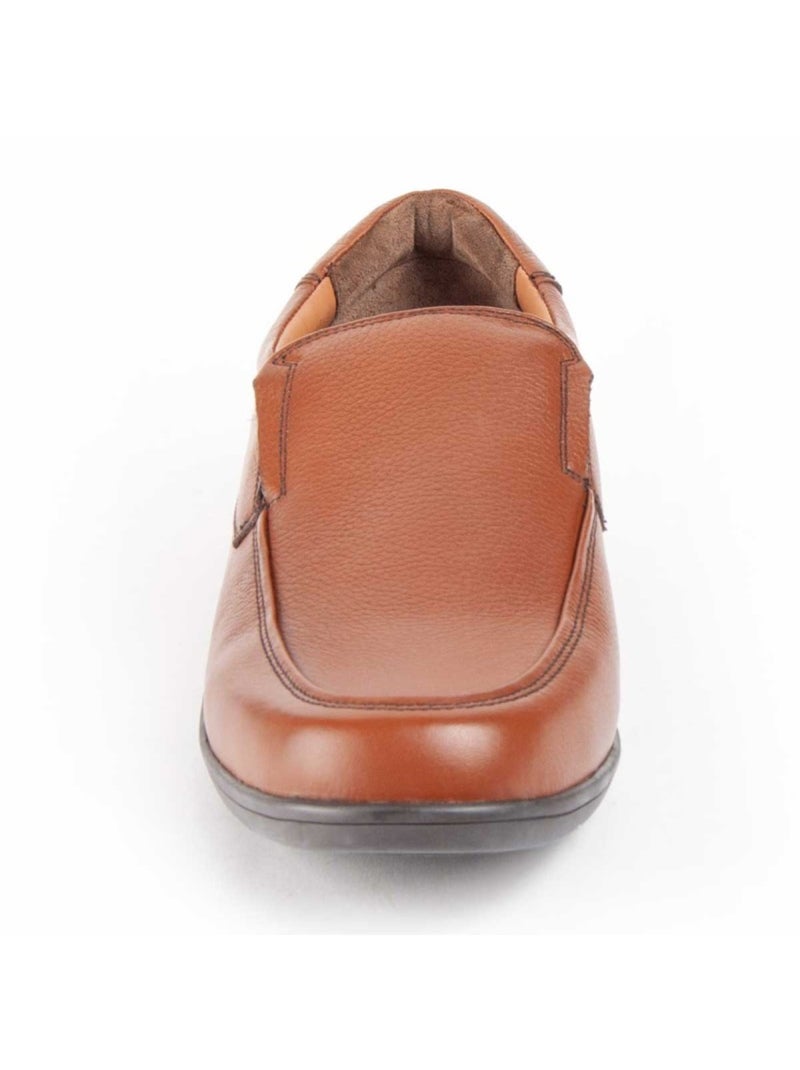 Mocassin Natuurlijk Leer Purapiel Bruin - Kiabi