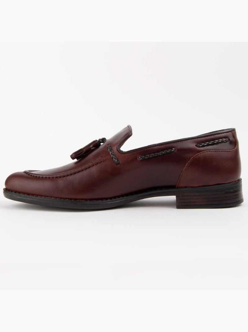 Mocassin Natuurlijk Leer Purapiel Bruin - Kiabi