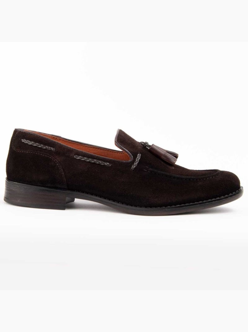 Mocassin Natuurlijk Leer Purapiel Bruin - Kiabi