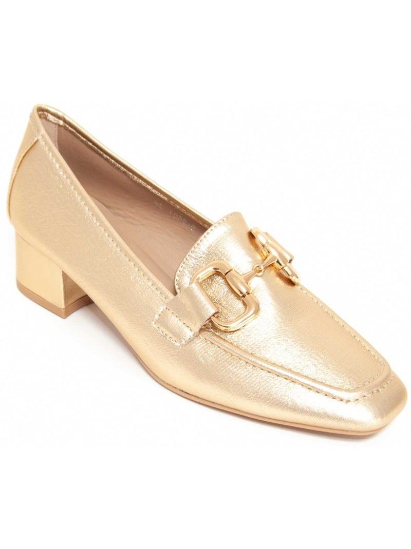Mocassin Synthetisch Materiaal Montevita Goud/Goudkleurig - Kiabi