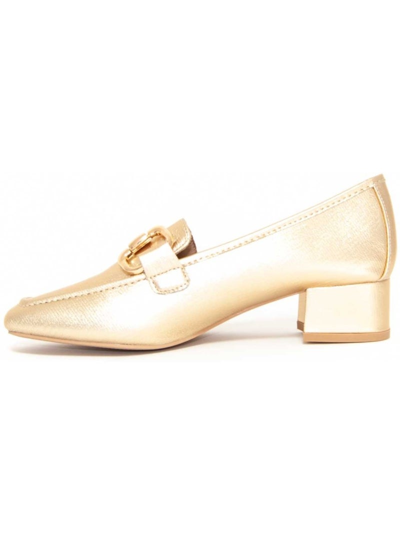 Mocassin Synthetisch Materiaal Montevita Goud/Goudkleurig - Kiabi