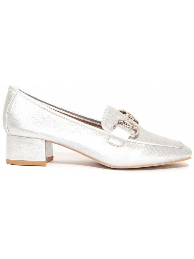 Mocassin Synthetisch Materiaal Montevita Zilver - Kiabi