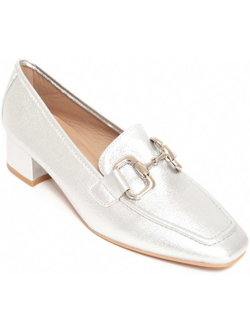 Mocassin Synthetisch Materiaal Montevita Zilver - Kiabi