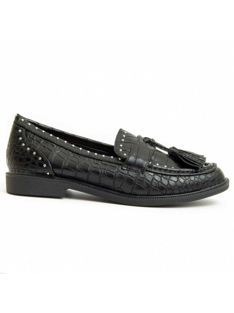 Mocassin Synthetisch Materiaal Montevita Zwart - Kiabi