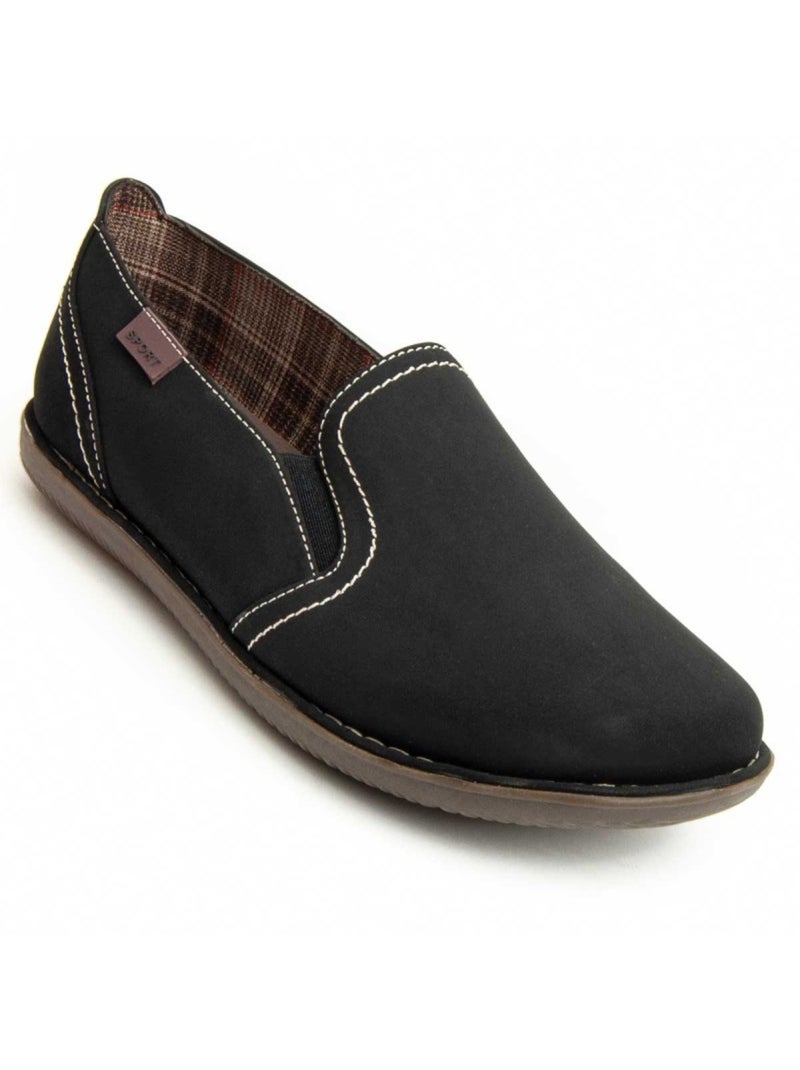Mocassin Synthetisch Materiaal Montevita Zwart - Kiabi