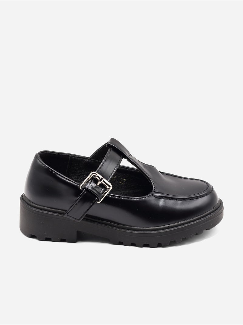 Mocassins à boucle Noir mat - Kiabi